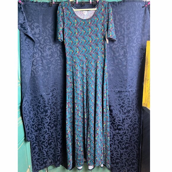 New with tags LuLaRoe Ana Dress L (14) - Picture 5 of 5